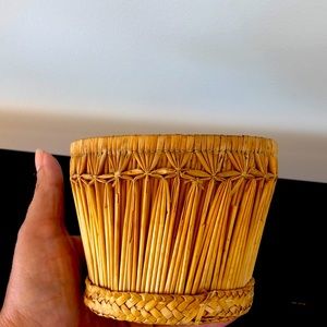 Vintage Handmade Basket
